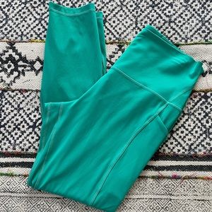 Lululemon Align High Rise Leggings Pant with Pockets 25” Maldives Green Size 10
